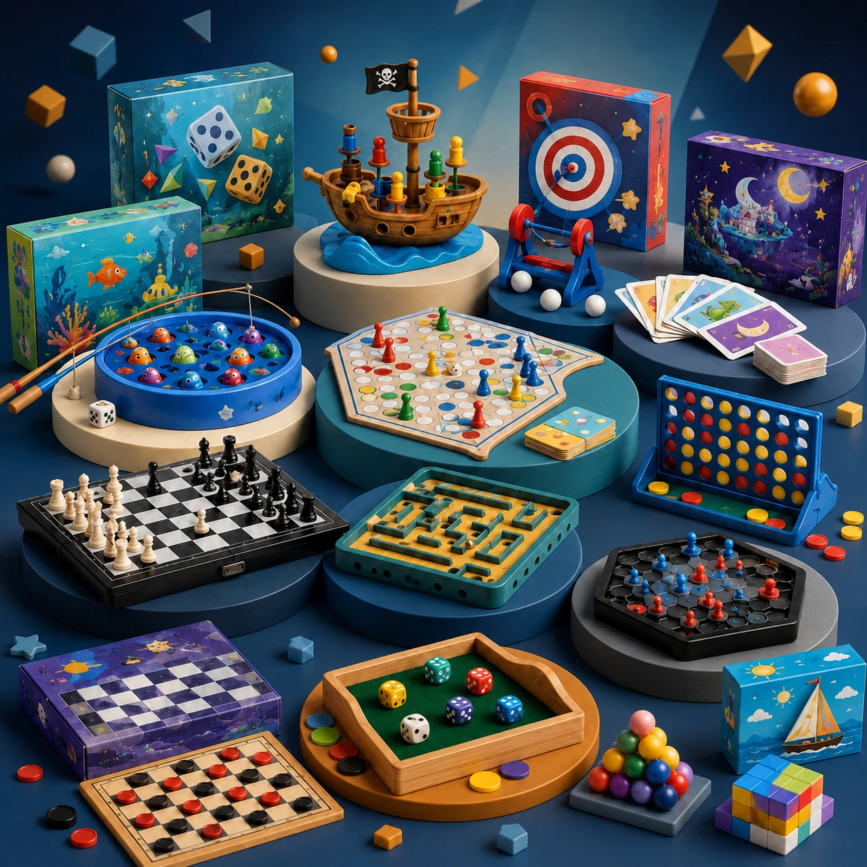 • Board & Challenge Games