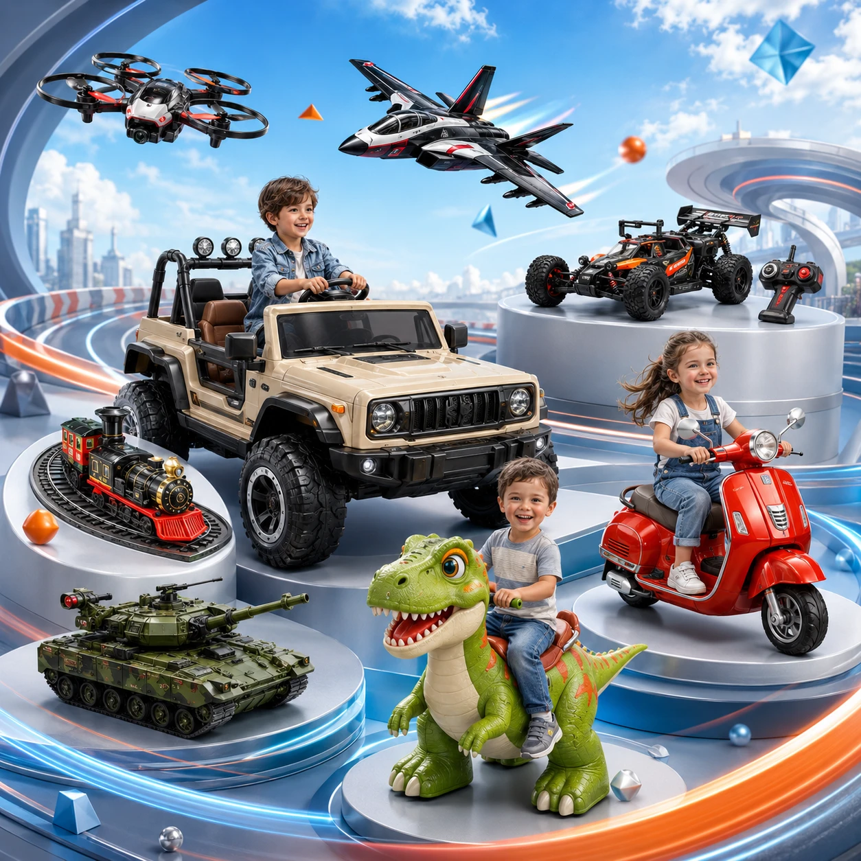 • Remote Vehicles & Ride On