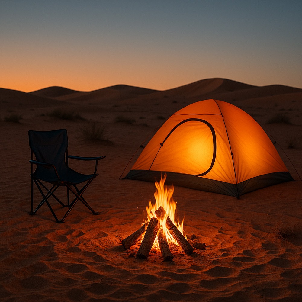 › Tent and Sleeping beds