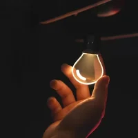Vintage LED Hanging Car Rearview Mirror Ornament – Ambient Interior Light