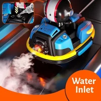 RC Bumper Battle Cars 2-Player Set – 360° Spin & Ejecting Drivers (Blue & Orange)