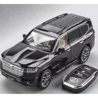 Toyota Land Cruiser LC300 1:24 Die-Cast Metal Model Car – LED Lights, Sound, Remote Control & Pull-B