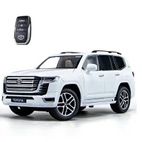 Toyota Land Cruiser LC300 1:24 Die-Cast Metal Model Car – LED Lights, Sound, Remote Control & Pull-B