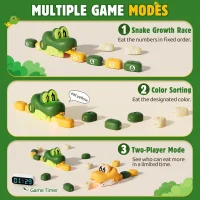 2.4GHz Magnetic RC Snake – Music & LED Lights with Remote