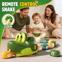 2.4GHz Magnetic RC Snake – Music & LED Lights with Remote