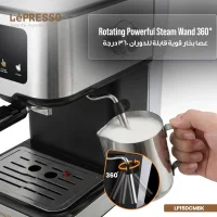 LePresso LP15DCM Coffee Machine 15 Bar, Milk Frother & Capsule Filter
