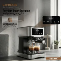 LePresso LP15DCM Coffee Machine 15 Bar, Milk Frother & Capsule Filter