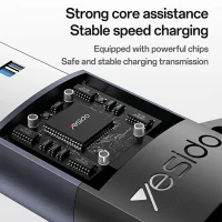 YESIDO GS34 USB-C Female to USB-A Male Adapter Data Transfer Fast Charging Conve