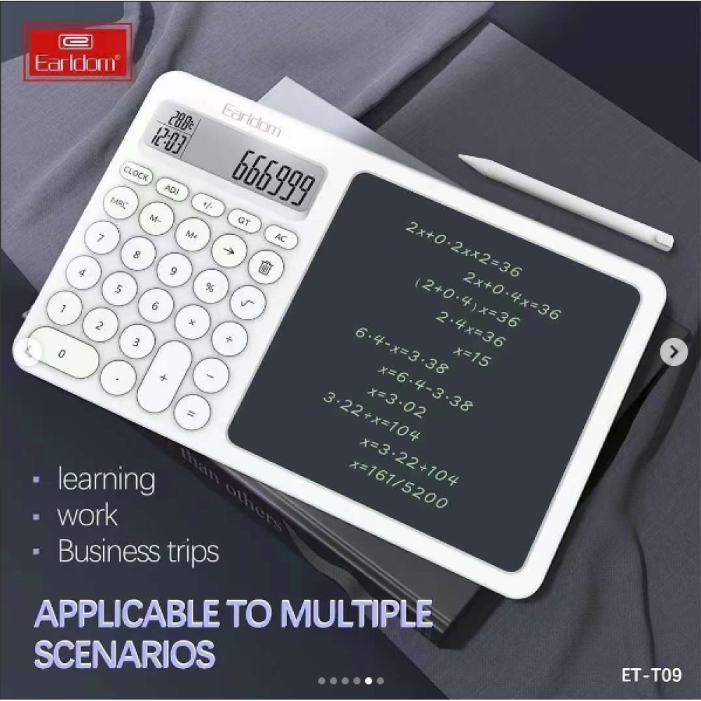 Earldom Calculator LCD Writing Tablet ET-T09