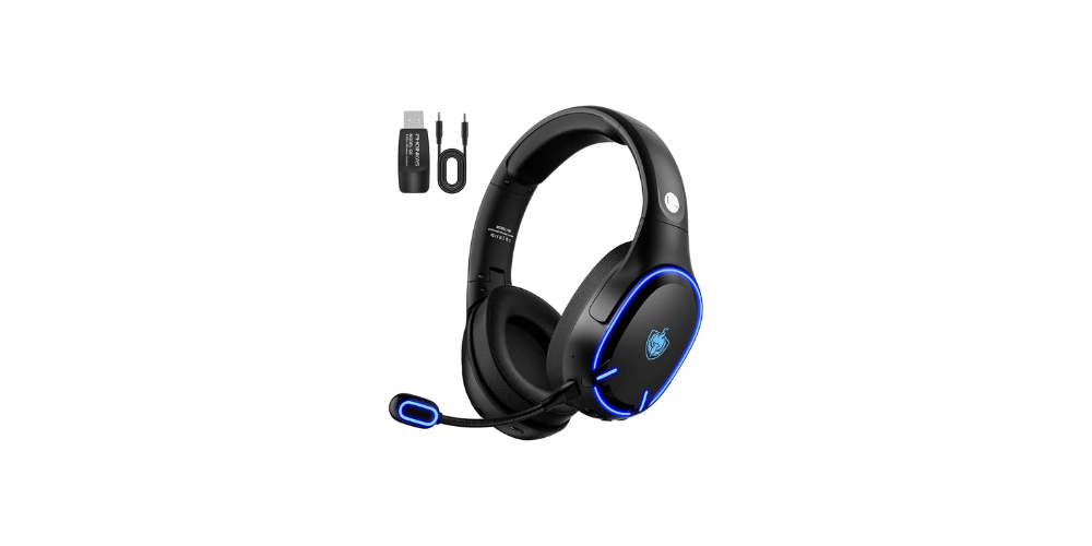 YOTMS Wireless Gaming Headset, Bluetooth Headset for PS4/PS5/PC/Xbox/Switch