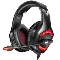 RUN MUS K1B Pro Gaming Headset with Red LED Light