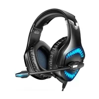 RUN MUS K1B Pro Gaming Headset with Blue LED Light