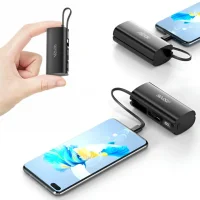 ASPOR A351 5000mAh Portable 2 Plugs Power Bank (Type C)