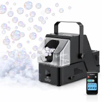 3-in-1 Smoke & Bubble Machine 450W with Remote 15175