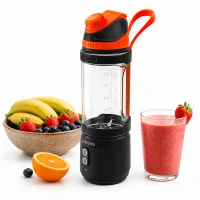 Porodo Lifestyle Dual Spin Clockwise & Reverse Portable Blender -Black