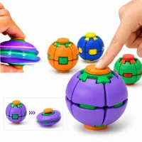 Press-to-Spin Stress Relief Fidget Ball
