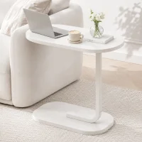 C-Shaped Sofa Side Table – Modern Space-Saving Design