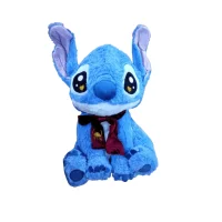 Stitch Plush Teddy Bear with Velvet Bow