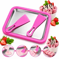 Instant Rolled Ice Cream Maker Pan