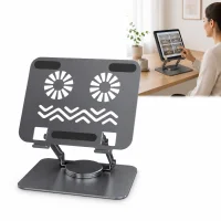 L-018 360° Rotating Carbon Steel Tablet Stand