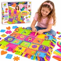 New Barlon Knot-a-Blanket DIY Craft Kit for Kids