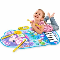 WOOPIE Mermaid 2-in-1 Musical Drum Mat