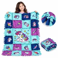 Unicorn Knotted Blanket DIY Craft Set