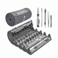 126 Piece Cylindrical Magnetic Screwdriver Kit