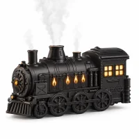 Train-Shaped Aroma Diffuser & Humidifier with Warm Light