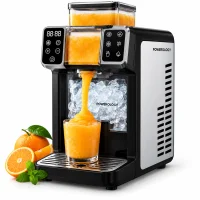 Powerology Alaska 2-in-1 Ice & Snow Maker – Black