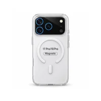 VIP Magnetic Clear Case for iPhone 17 Pro / 18 Pro – Transparent