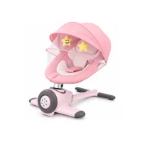 3-in-1 Automatic Baby Swing Electric Rocking Chair with Music - Pink
