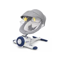 3-in-1 Automatic Baby Swing Electric Rocking Chair with Music - Grey