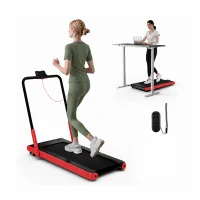 3-in-1 Folding Vibration Treadmill with Smart Apps Remote Control