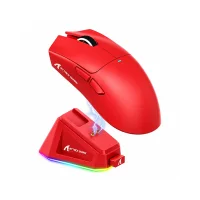 Attack Shark X11 Wireless Gaming Mouse with Charging Dock– Red