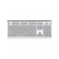 ATTACK SHARK R98 HE Carbon Fiber Composite Magnetic Gaming Keyboard RGB – White