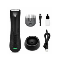 USB Rechargeable Groin & Body Hair Trimmer – Ball Shaver & Hair Clipper