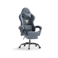Ferghana Ergonomic Gaming Chair with Footrest – Grey