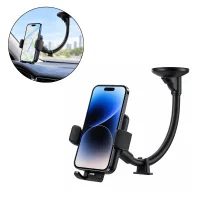 V.I.P Pro Flexible Suction Cup Car Phone Holder – 360° Rotation