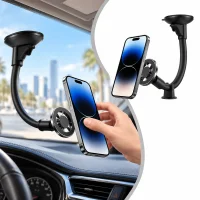 V.I.P Pro MagSafe Magnetic Suction Cup Car Phone Holder – 360° Rotation