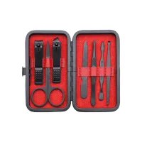 Green Lion 7-in-1 Manicure & Grooming Set – Black