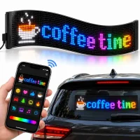 Smart Flexible RGB LED Matrix Panel 16×96 – APP Control, DIY Display & Music Sync – 120×595mm