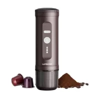LePresso Portable 2-IN-1 Espresso Maker -Brown